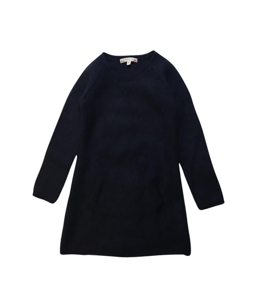 A Black Sweater Dresses from Bonpoint in size 6T for girl. (Front View)