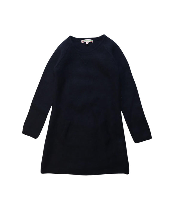 A Black Sweater Dresses from Bonpoint in size 6T for girl. (Front View)