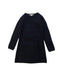 A Black Sweater Dresses from Bonpoint in size 6T for girl. (Front View)