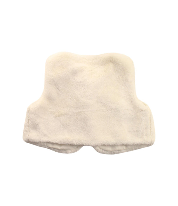 A White Outerwear Vests from Chickeeduck in size 5T for girl. (Back View)