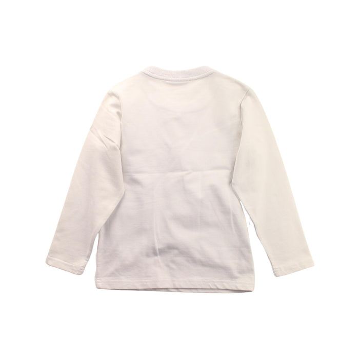 A Blue Long Sleeve Tops from Chickeeduck in size 4T for boy. (Back View)