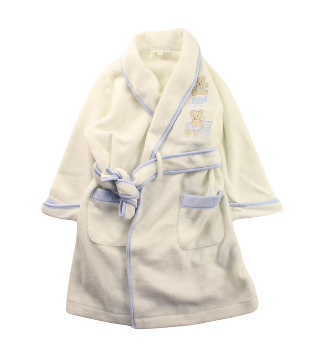 A Blue Bathrobes from Nicholas & Bears in size 4T for boy. (Front View)