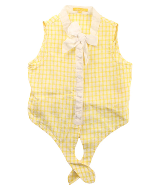 A White Sleeveless Shirts from Nicholas & Bears in size 8Y for girl. (Front View)