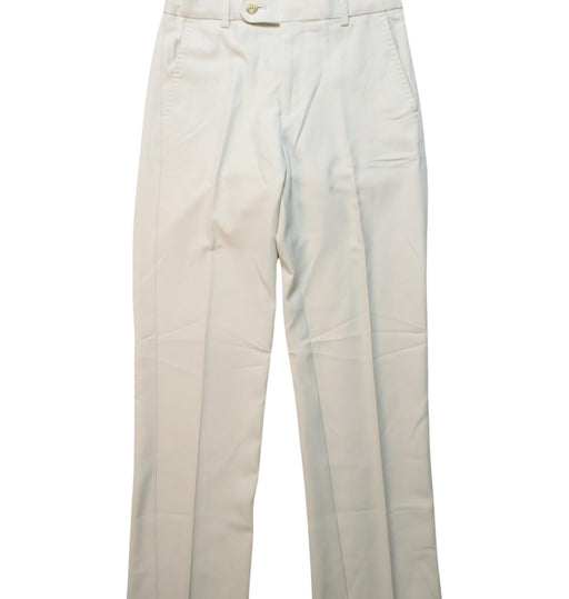 A Ivory Dress Pants from Peter Millar in size 9Y for boy. (Front View)