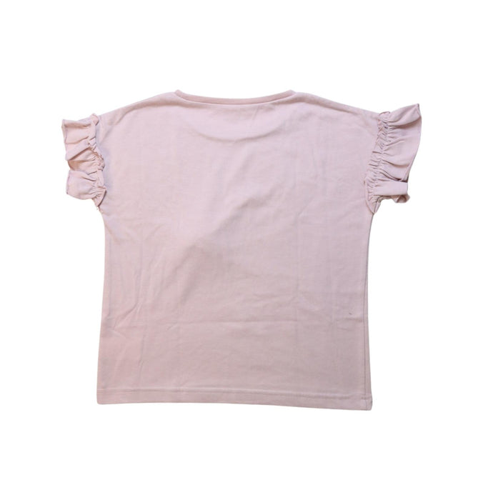 A Multicolour Short Sleeve Tops from Global  Work in size 5T for girl. (Back View)