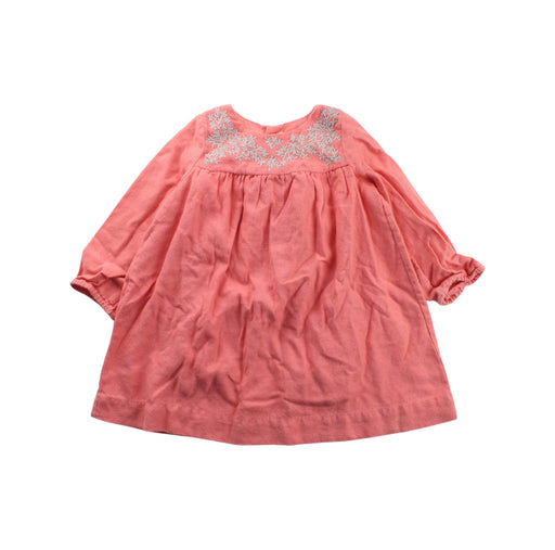 A Orange Long Sleeve Dresses from Bonpoint in size 2T for girl. (Front View)