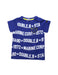 A Blue Short Sleeve T Shirts from Miki House in size 12-18M for boy. (Front View)