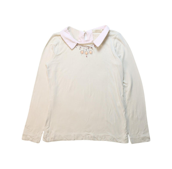 A Multicolour Long Sleeve Tops from Monnalisa in size 10Y for girl. (Front View)