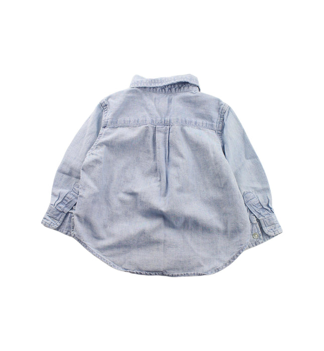 A Blue Lightweight Jackets from Ralph Lauren in size 6-12M for boy. (Back View)