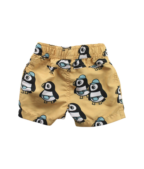 A Gold Shorts from Hux in size 3-6M for boy. (Back View)