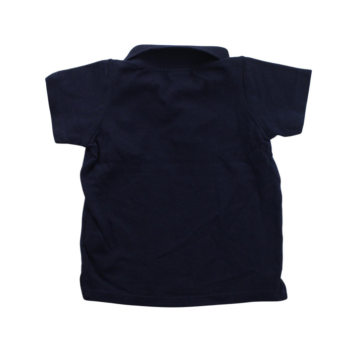 A Blue Short Sleeve Polos from Seed in size 3-6M for boy. (Back View)