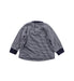 A Blue Buttoned Sweatshirts from Petit Bateau in size 3-6M for boy. (Back View)