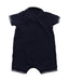 A Blue Short Sleeve Rompers from Petit Bateau in size 3-6M for boy. (Back View)