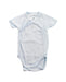 A Blue Short Sleeve Bodysuits from Petit Bateau in size 0-3M for boy. (Front View)