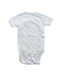 A Blue Short Sleeve Bodysuits from Petit Bateau in size 0-3M for boy. (Back View)