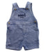 A Blue Overall Shorts from Seed in size 3-6M for boy. (Front View)