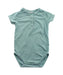 A Green Short Sleeve Bodysuits from Seed in size 3-6M for boy. (Front View)