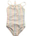 A White Swimsuits from Seed in size 3T for girl. (Front View)