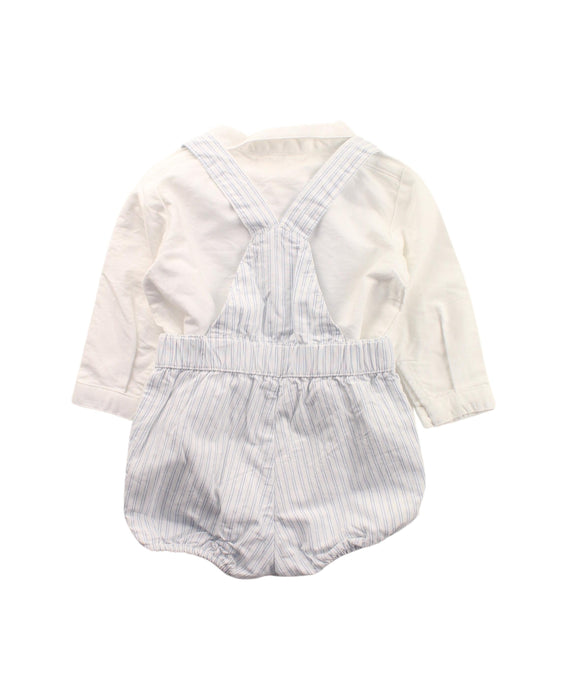 A Blue Long Sleeve Bodysuits from Carrément Beau in size 3-6M for boy. (Back View)