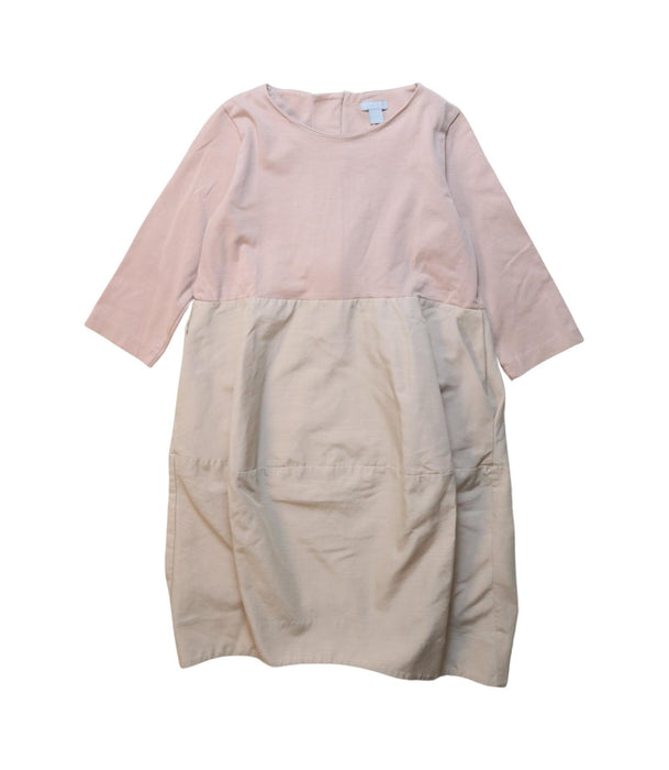A Pink Long Sleeve Dresses from COS in size 4T for girl. (Front View)