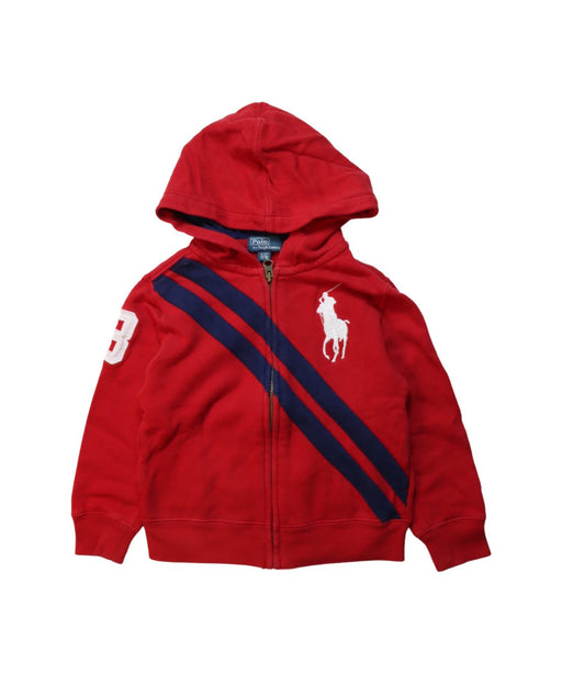 A Multicolour Zippered Sweatshirts from Polo Ralph Lauren in size 4T for boy. (Front View)