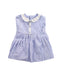 A Purple Sleeveless Dresses from Jacadi in size 3-6M for girl. (Front View)