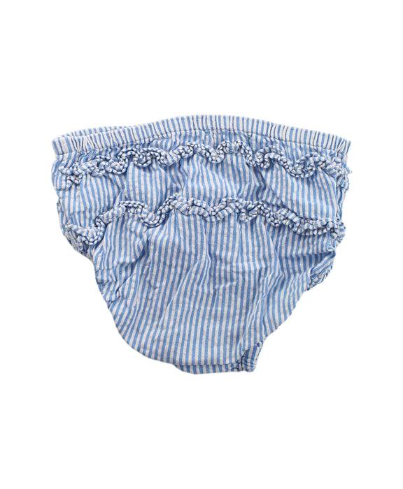 A Blue Bloomers from Boden in size 18-24M for girl. (Back View)