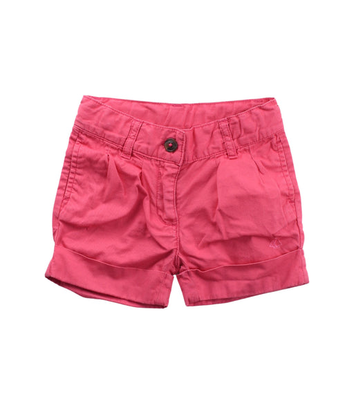 A Pink Shorts from Petit Bateau in size 3T for girl. (Front View)