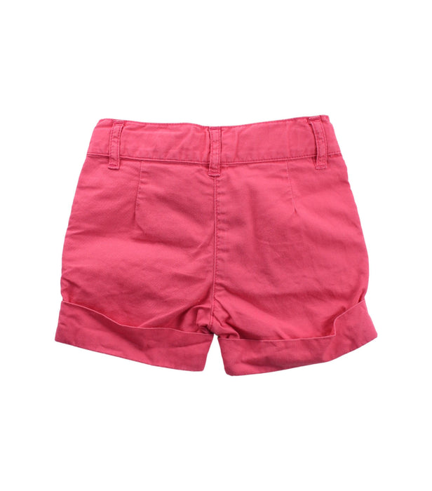 A Pink Shorts from Petit Bateau in size 3T for girl. (Back View)
