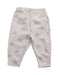 A White Sweatpants from Seed in size 0-3M for girl. (Front View)