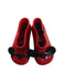 A Red Rain Boots from Mini Melissa in size 4T for girl. (Back View)