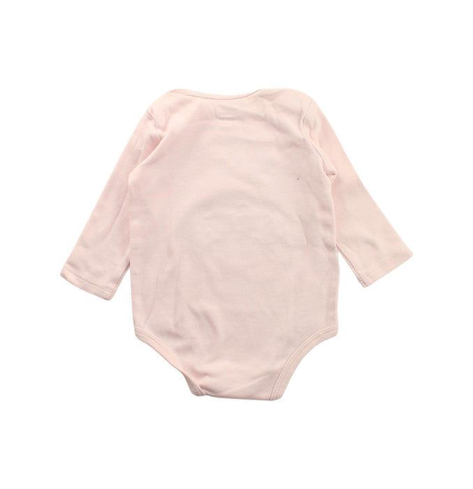 A Pink Long Sleeve Bodysuits from Ralph Lauren in size 3-6M for girl. (Back View)