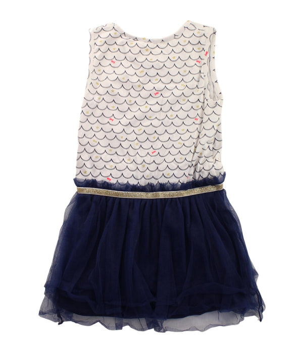 A Blue Sleeveless Dresses from Egg by Susan Lazar in size 3T for girl. (Back View)