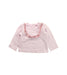 A Pink Long Sleeve Tops from Jacadi in size 12-18M for girl. (Front View)