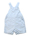 A Blue Overall Shorts from Petit Bateau in size 6-12M for neutral. (Front View)