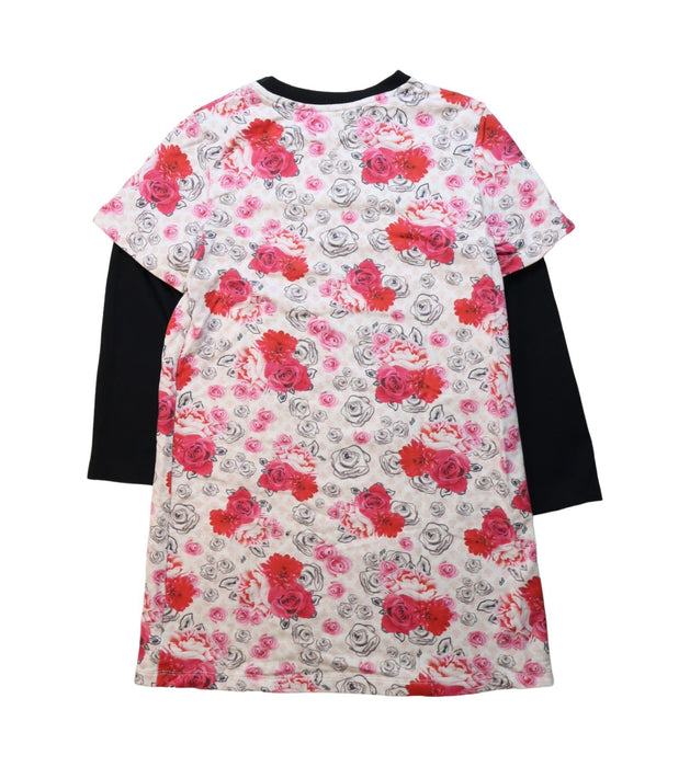 A Multicolour Long Sleeve Dresses from I Pinco Pallino in size 10Y for girl. (Back View)