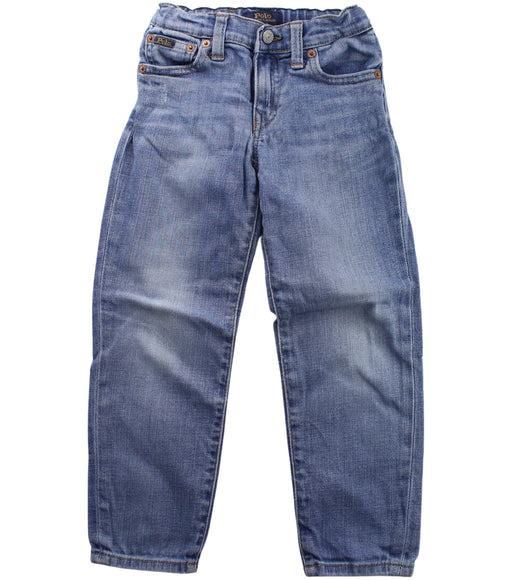 A Blue Jeans from Polo Ralph Lauren in size 4T for boy. (Front View)