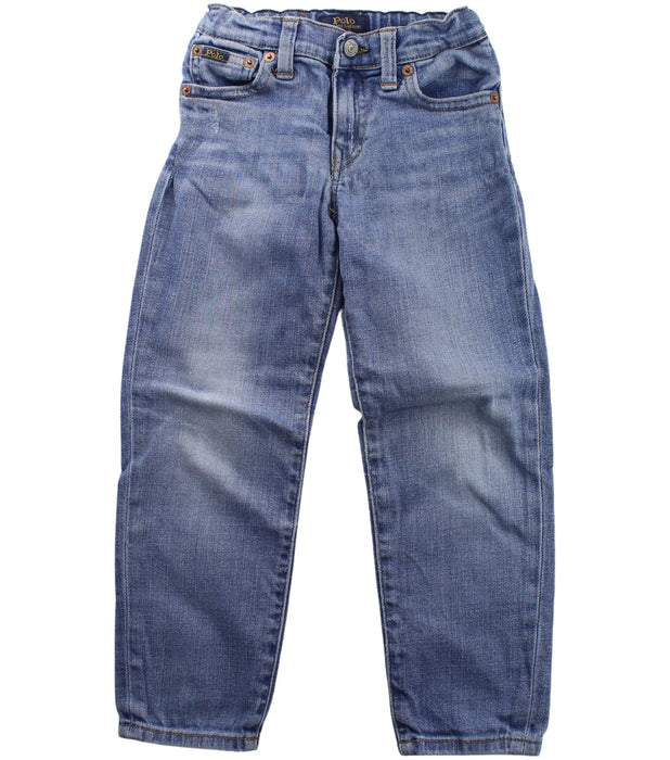 A Blue Jeans from Polo Ralph Lauren in size 4T for boy. (Front View)