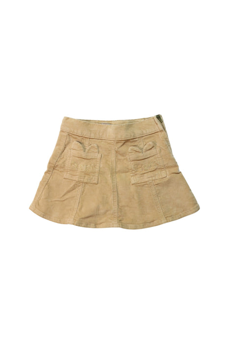 A Yellow Short Skirts from Emile et Ida in size 4T for girl. (Front View)