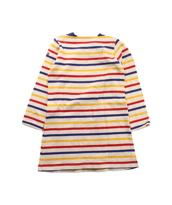 A White Long Sleeve Dresses from Miki House in size 4T for girl. (Back View)