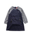 A Blue Long Sleeve Dresses from Ferrari in size 4T for girl. (Front View)