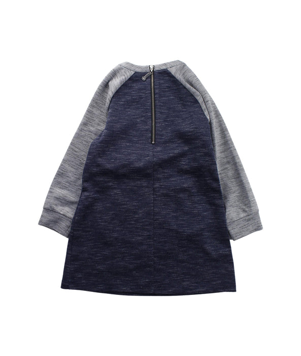 A Blue Long Sleeve Dresses from Ferrari in size 4T for girl. (Back View)