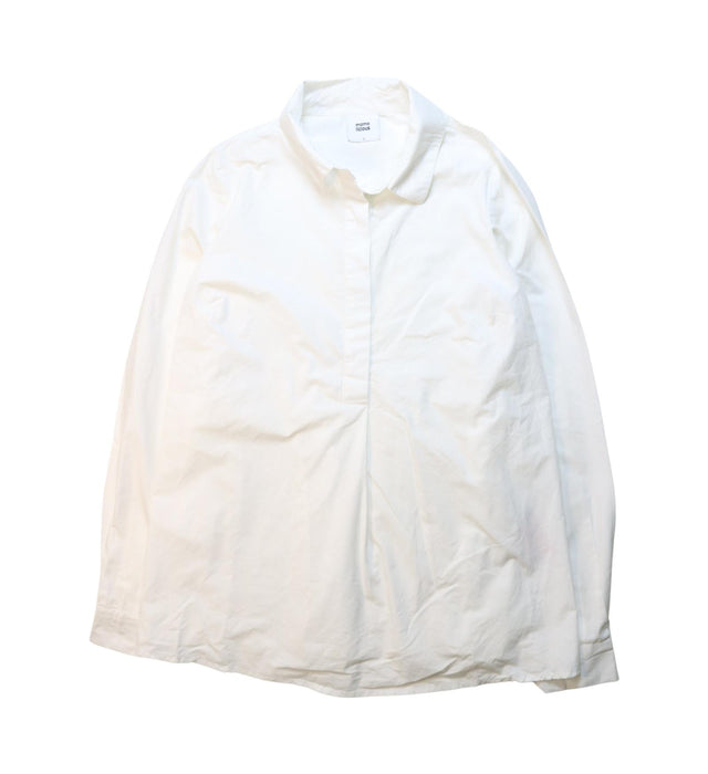 A White Long Sleeve Shirts from Mamalicious in size S for maternity. (Front View)