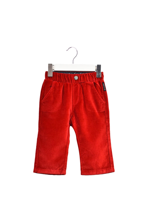 A Red Casual Pants from Armani in size 3-6M for boy. (Front View)