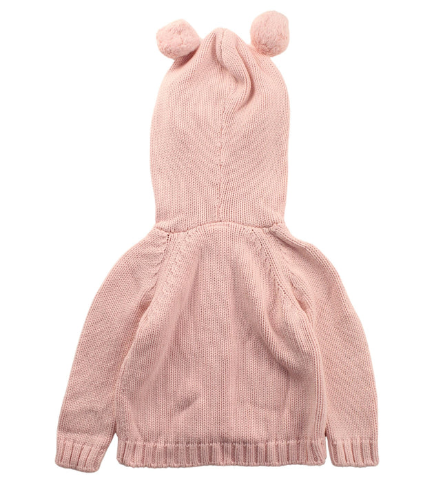 A Pink Cardigans from Seed in size 6T for girl. (Back View)