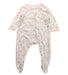 A White Onesies from Petit Bateau in size 6-12M for girl. (Front View)