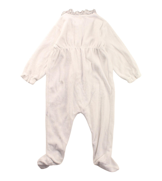 A White Onesies from Jacadi in size 6-12M for girl. (Back View)