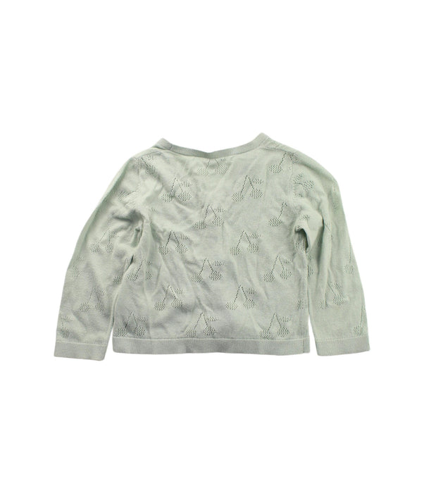 A Green Cardigans from Bonpoint in size 12-18M for girl. (Back View)