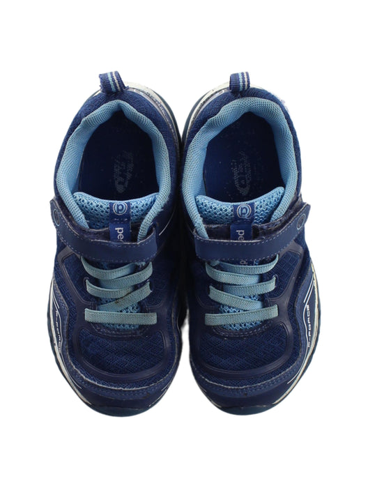 A Blue Sneakers from pediped in size 5T for boy. (Back View)