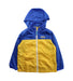 A Blue Lightweight Jackets from Miki House in size 5T for boy. (Front View)